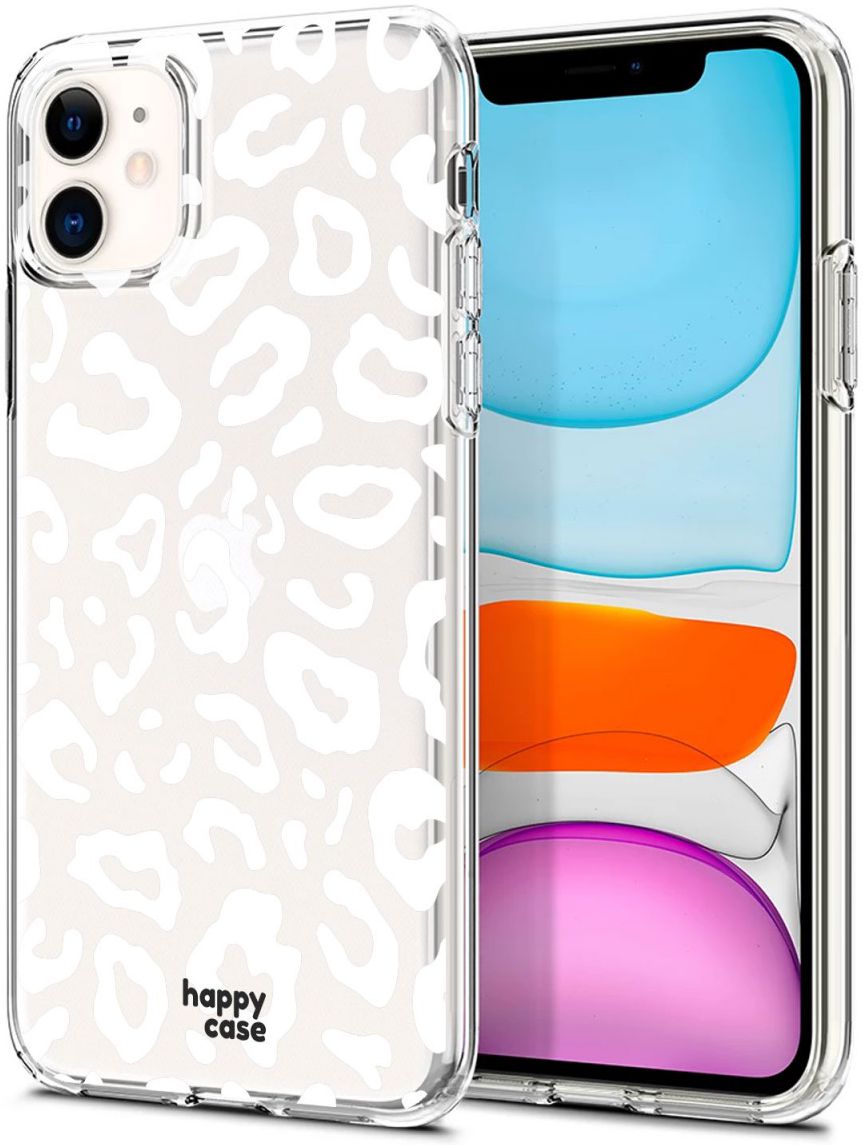 HappyCase Apple iPhone 11 Hoesje Flexibel TPU Luipaard Print afbeelding 2