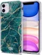 HappyCase Apple iPhone 11 Hoesje Flexibel TPU Aqua Marmer Print afbeelding 6