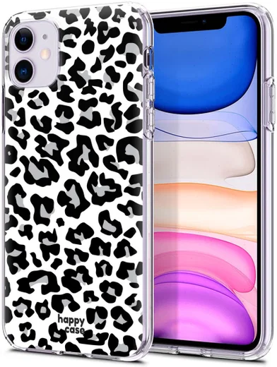 HappyCase Apple iPhone 11 Hoesje Flexibel TPU Panter Print afbeelding 2