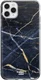 HappyCase iPhone 11 Pro Max Hoesje Flexibel TPU Donker Marmer Print afbeelding 1