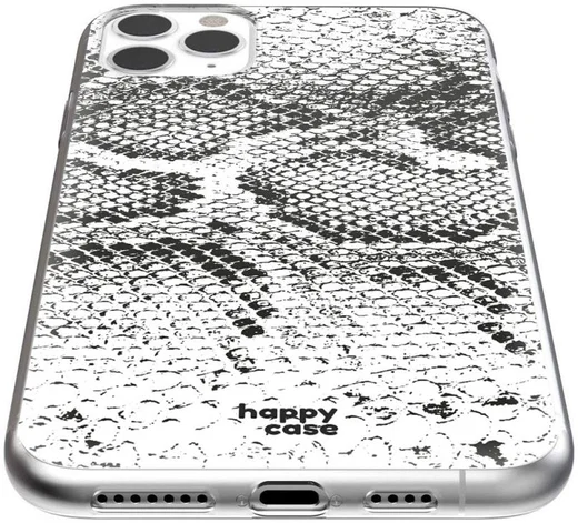 HappyCase iPhone 11 Pro Max Hoesje Flexibel TPU Slangen Print afbeelding 4