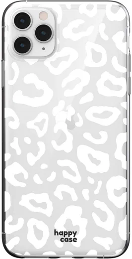 HappyCase iPhone 11 Pro Max Hoesje Flexibel TPU Luipaard Print afbeelding 1
