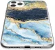 HappyCase iPhone 11 Pro Max Hoesje Flexibel TPU Blauw Marmer Print afbeelding 7