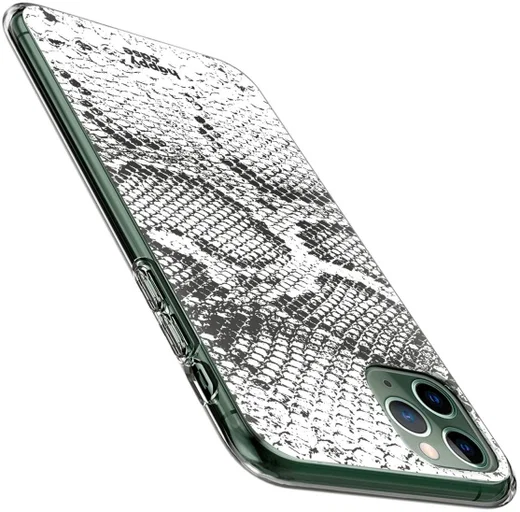 HappyCase iPhone 11 Pro Hoesje Flexibel TPU Slangen Print afbeelding 4