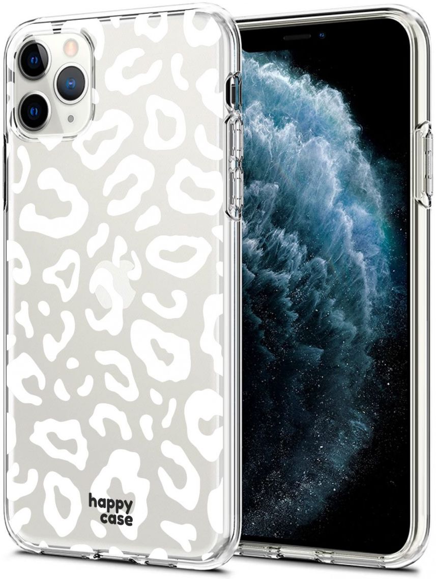 HappyCase iPhone 11 Pro Hoesje Flexibel TPU Luipaard Print afbeelding 2