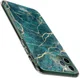 HappyCase iPhone 11 Pro Hoesje Flexibel TPU Aqua Marmer Print afbeelding 4