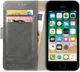 Rosso Element Apple iPhone 5/5S/SE Hoesje Book Cover Grijs afbeelding 1