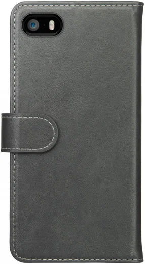Rosso Element Apple iPhone 5/5S/SE Hoesje Book Cover Grijs afbeelding 5