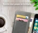 Rosso Element Apple iPhone 5/5S/SE Hoesje Book Cover Grijs afbeelding 9