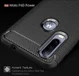 Motorola One Action Geborsteld TPU Hoesje Zwart afbeelding 6
