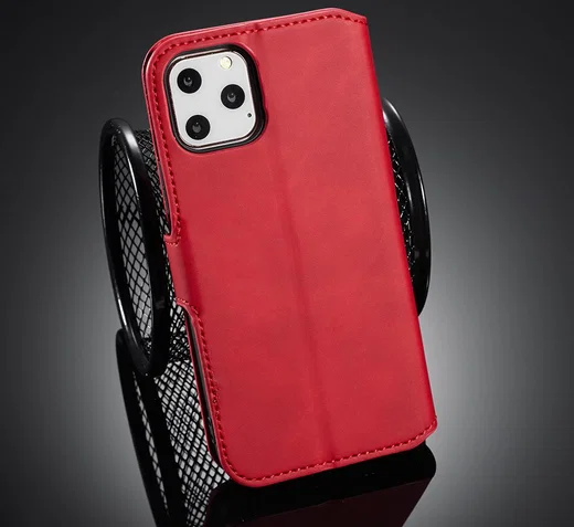 DG Ming Retro Portemonnee Apple iPhone 11 Pro Hoesje Rood afbeelding 9