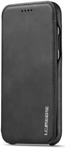 Apple iPhone 11 Retro Portemonnee Bookcase Hoesje Zwart afbeelding 3