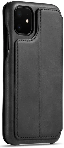 Apple iPhone 11 Retro Portemonnee Bookcase Hoesje Zwart afbeelding 4