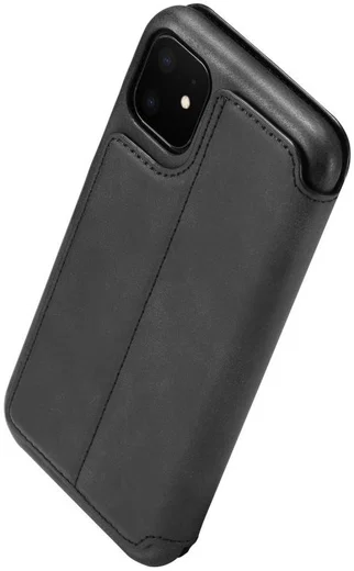 Apple iPhone 11 Retro Portemonnee Bookcase Hoesje Zwart afbeelding 6