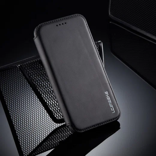Apple iPhone 11 Retro Portemonnee Bookcase Hoesje Zwart afbeelding 9
