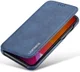 Apple iPhone 11 Retro Portemonnee Bookcase Hoesje Blauw afbeelding 1