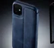 Apple iPhone 11 Retro Portemonnee Bookcase Hoesje Blauw afbeelding 13