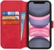 DG Ming Retro Portemonnee Apple iPhone 11 Hoesje Rood afbeelding 1