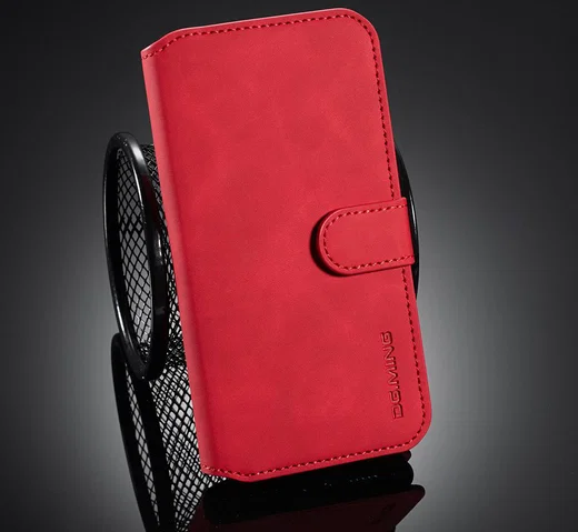 DG Ming Retro Portemonnee Apple iPhone 11 Hoesje Rood afbeelding 8