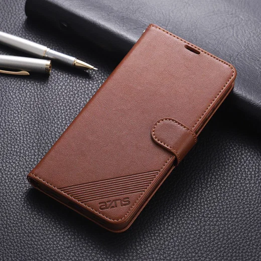 AZNS Portemonnee Xiaomi Redmi 7A Hoesje Bruin afbeelding 10