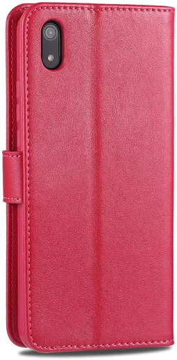 AZNS Portemonnee Xiaomi Redmi 7A Hoesje Rood afbeelding 3