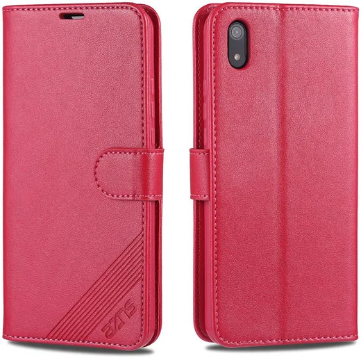 AZNS Portemonnee Xiaomi Redmi 7A Hoesje Rood afbeelding 4