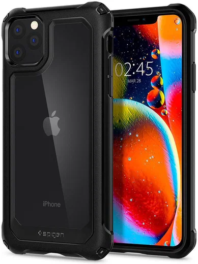 Spigen Gauntlet Apple iPhone 11 Pro Hoesje Carbon Zwart afbeelding 1