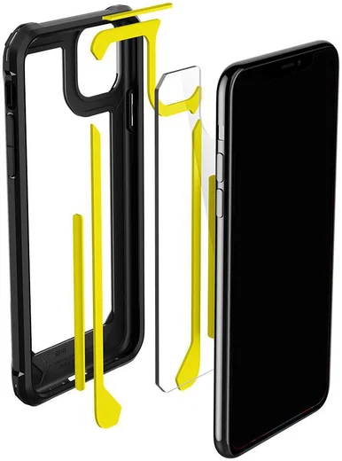 Spigen Gauntlet Apple iPhone 11 Pro Hoesje Carbon Zwart afbeelding 2