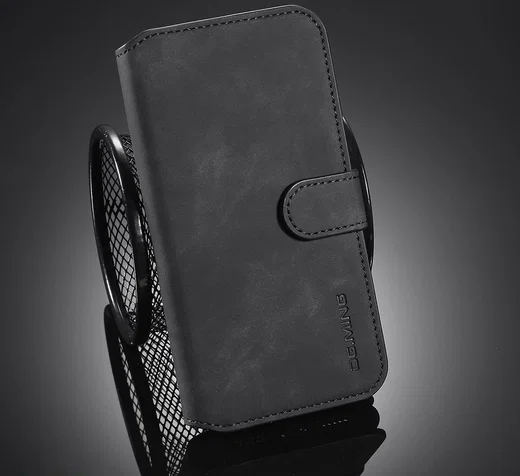 DG Ming Retro Portemonnee Apple iPhone 11 Hoesje Zwart afbeelding 8
