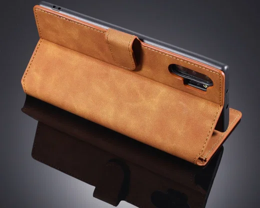 DG Ming Retro Portemonnee Samsung Galaxy Note 10 Plus Hoesje Bruin afbeelding 12