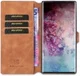 DG Ming Retro Portemonnee Samsung Galaxy Note 10 Plus Hoesje Bruin afbeelding 1