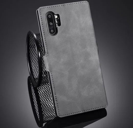 DG Ming Retro Portemonnee Samsung Galaxy Note 10 Plus Hoesje Grijs afbeelding 10