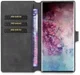 DG Ming Retro Portemonnee Samsung Galaxy Note 10 Plus Hoesje Zwart afbeelding 1