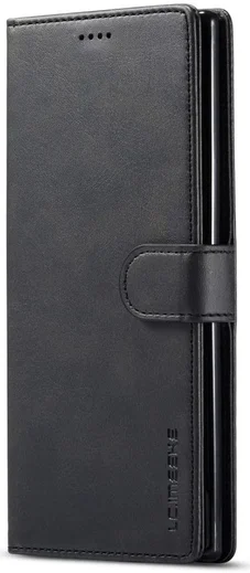 Samsung Galaxy Note 10 Plus Portemonnee Flip Bookcase Hoesje Zwart afbeelding 4