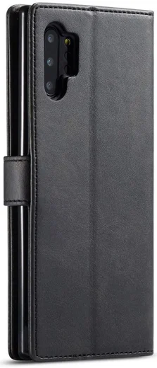 Samsung Galaxy Note 10 Plus Portemonnee Flip Bookcase Hoesje Zwart afbeelding 1