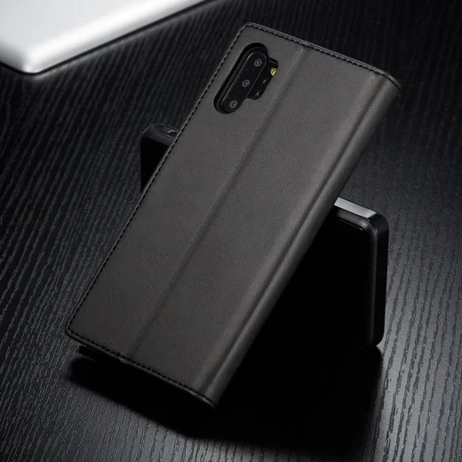 Samsung Galaxy Note 10 Plus Portemonnee Flip Bookcase Hoesje Zwart afbeelding 6