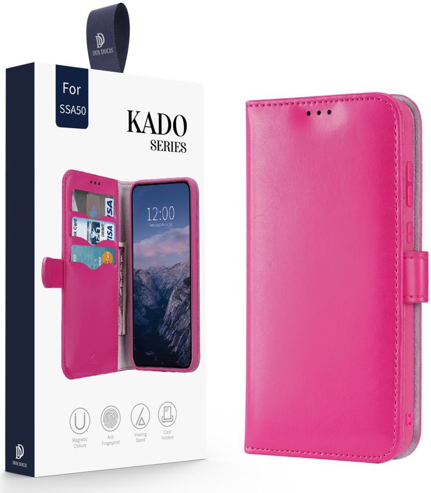 Dux Ducis Kado Series Samsung Galaxy A50 Book Case Hoesje Wallet Roze afbeelding 3