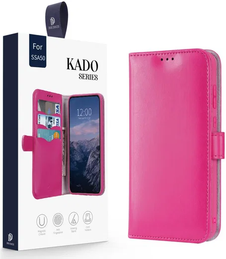 Dux Ducis Kado Series Samsung Galaxy A50 Book Case Hoesje Wallet Roze afbeelding 3