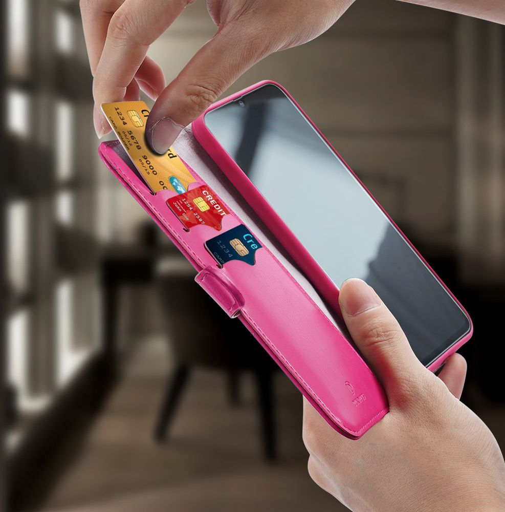 Dux Ducis Kado Series Samsung Galaxy A50 Book Case Hoesje Wallet Roze afbeelding 4