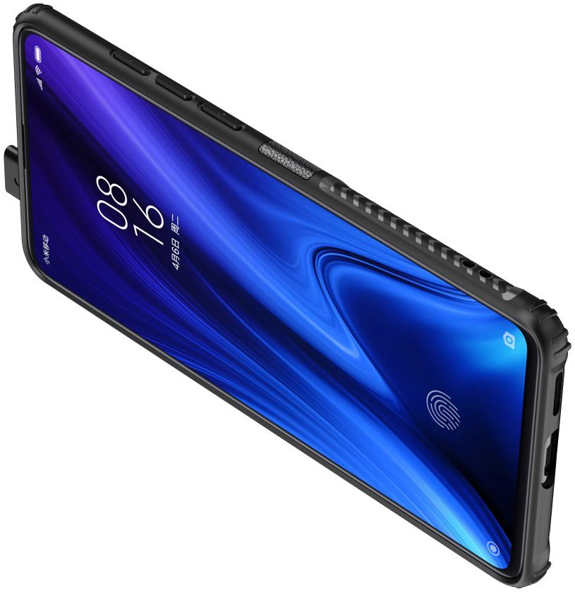 Xiaomi Mi 9T Hybride Hoesje met Kickstand Zwart afbeelding 10