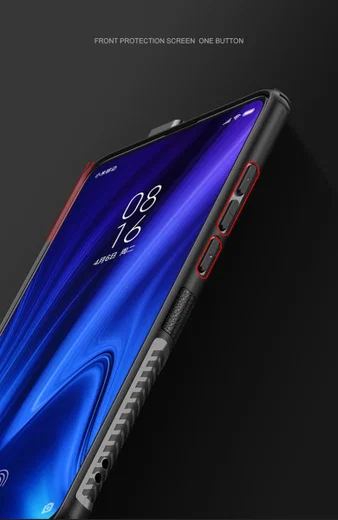 Xiaomi Mi 9T Hybride Hoesje met Kickstand Zwart afbeelding 15