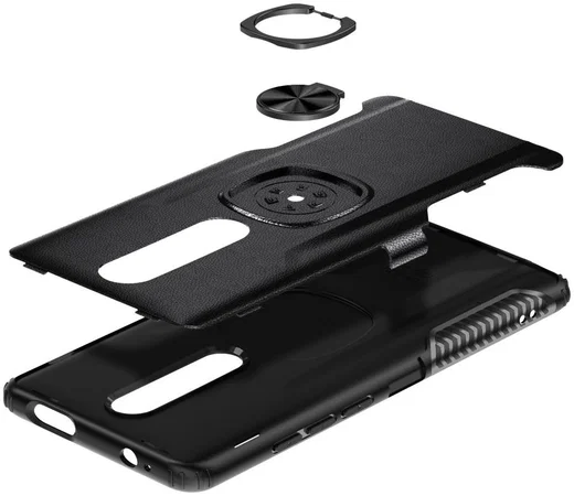 Xiaomi Mi 9T Hybride Hoesje met Kickstand Zwart afbeelding 2