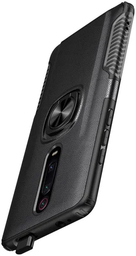 Xiaomi Mi 9T Hybride Hoesje met Kickstand Zwart afbeelding 4