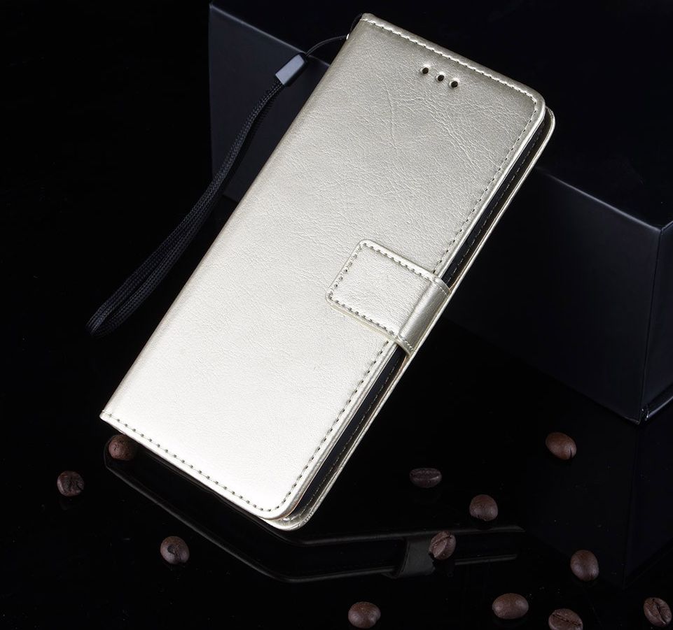 Motorola One Action Portemonnee Hoesje Goud afbeelding 10