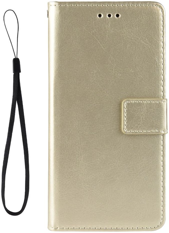 Motorola One Action Portemonnee Hoesje Goud afbeelding 2