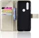 Motorola One Action Portemonnee Hoesje Goud afbeelding 3