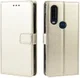 Motorola One Action Portemonnee Hoesje Goud afbeelding 6
