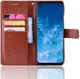 Motorola One Action Portemonnee Hoesje Bruin afbeelding 1