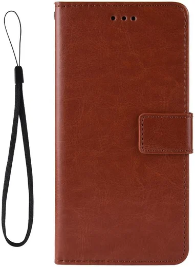 Motorola One Action Portemonnee Hoesje Bruin afbeelding 2