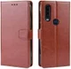 Motorola One Action Portemonnee Hoesje Bruin afbeelding 6